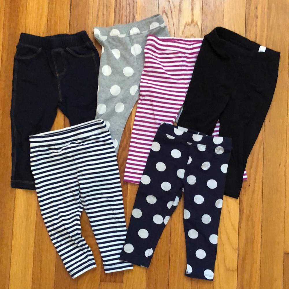 Lot 6 Baby Gap Toddler Leggings 18-24 month